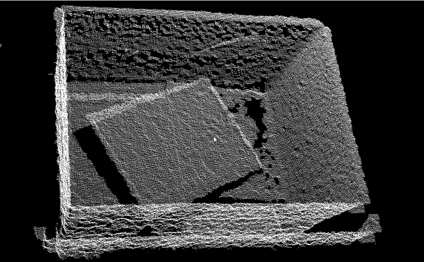 Unprocessed point cloud